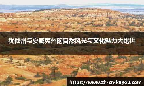犹他州与夏威夷州的自然风光与文化魅力大比拼